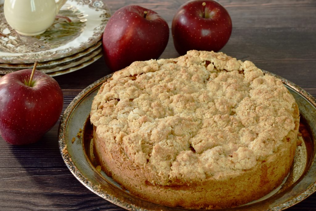 Torta di mele croccante