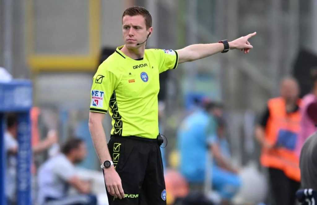 Salernitana-Pisa, arbitra Kevin Bonacina di Bergamo
