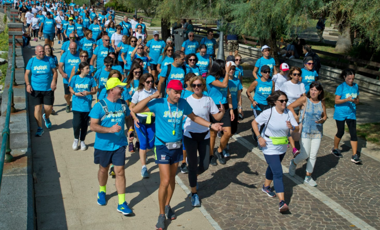 Salerno, sabato ritorna la Fitwalking For Ail