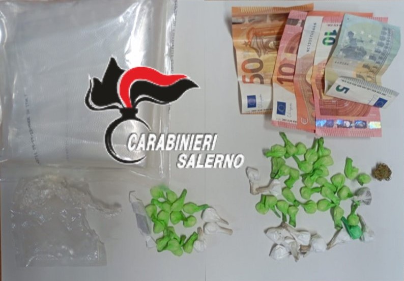 Baronissi, pusher in trasferta arrestato dai carabinieri