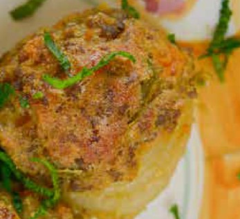 Cipolle ripiene di carne