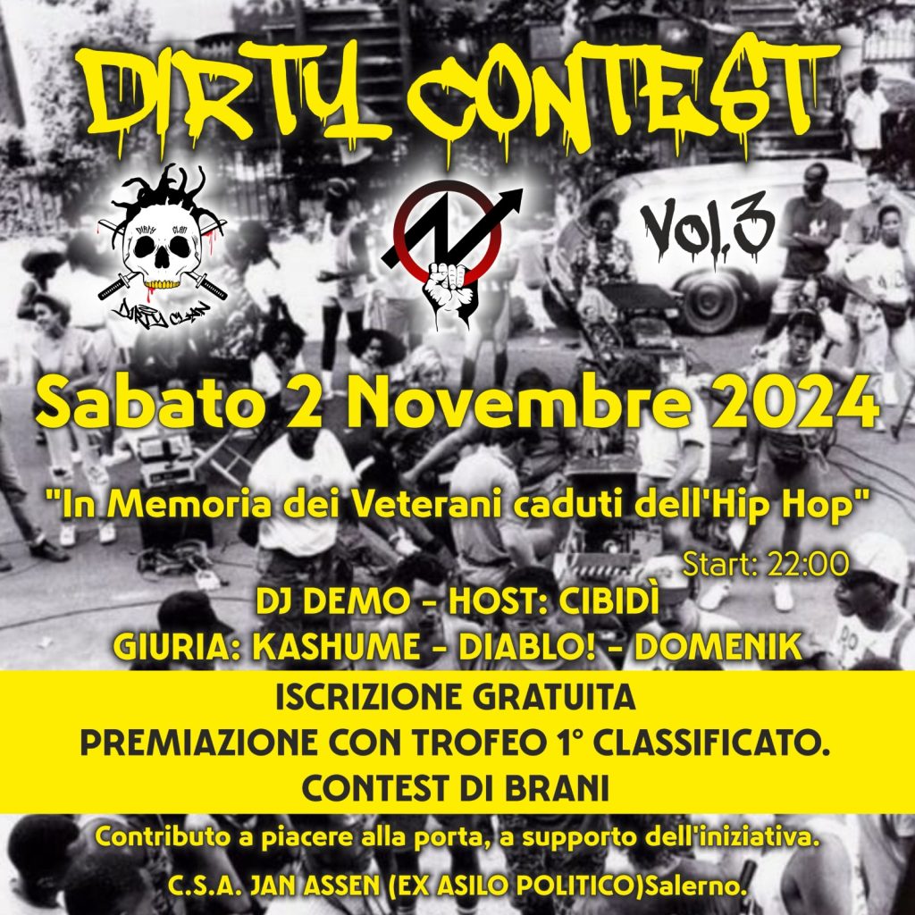 Dirty Contest Volume 3: Un Tributo ai Veterani dell’Hip Hop