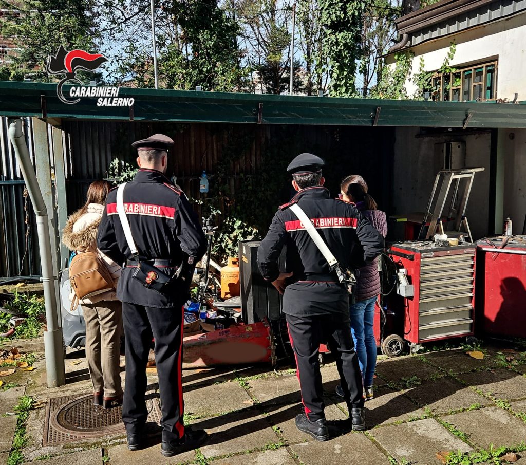 Pontecagnano Faiano, i carabinieri recuperano merce rubata