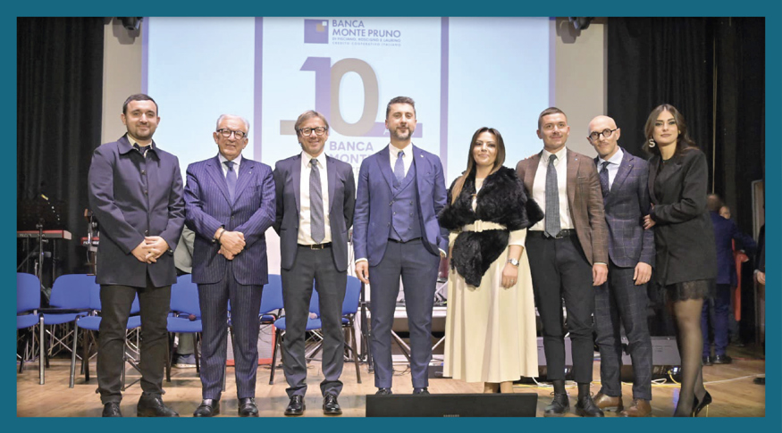 Banca Monte Pruno a Potenza: celebrati 10 anni di storia al fianco della comunità