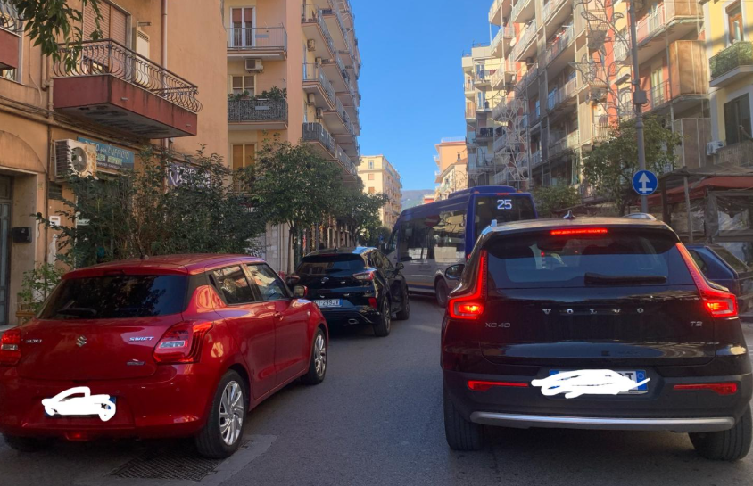 Salerno, la viabilità è sempre più nel caos