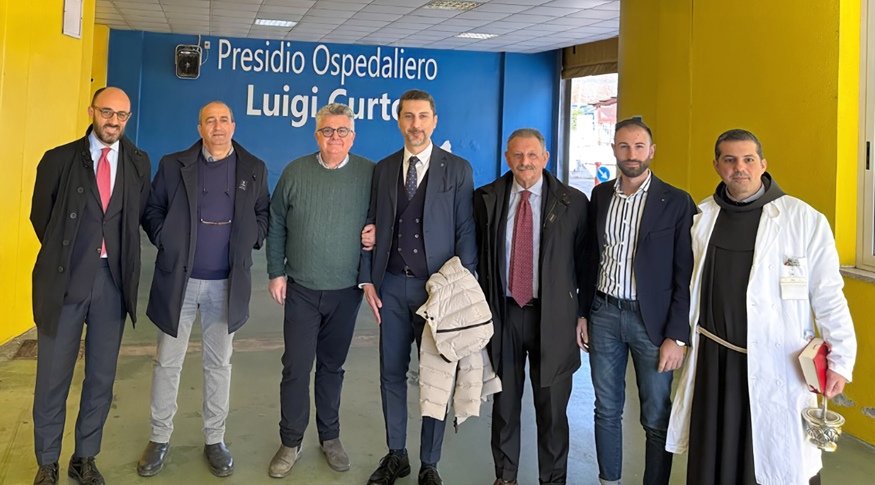 La Banca e la Fondazione Monte Pruno donano 18 televisioni all’Ospedale di Polla