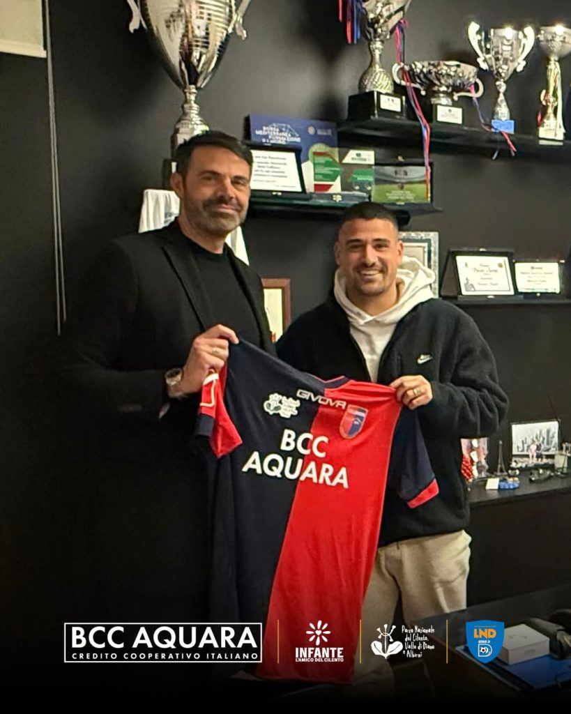 Colpo di mercato per la Gelbison: arriva l’attaccante Lorenzo Liurni