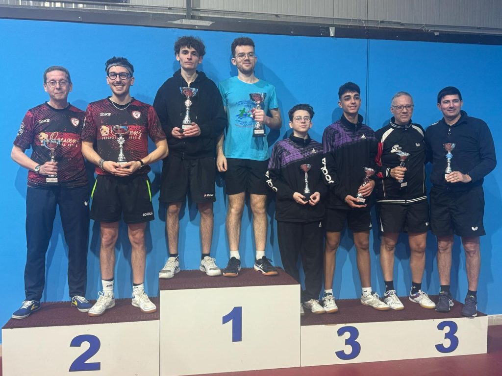 Tennis Tavolo Nocera: tre podi ai Campionati Regionali