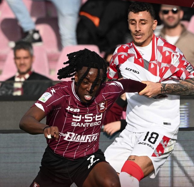 Salernitana-Cremonese, Raimondo e Christensen regalano la vittoria ai granata