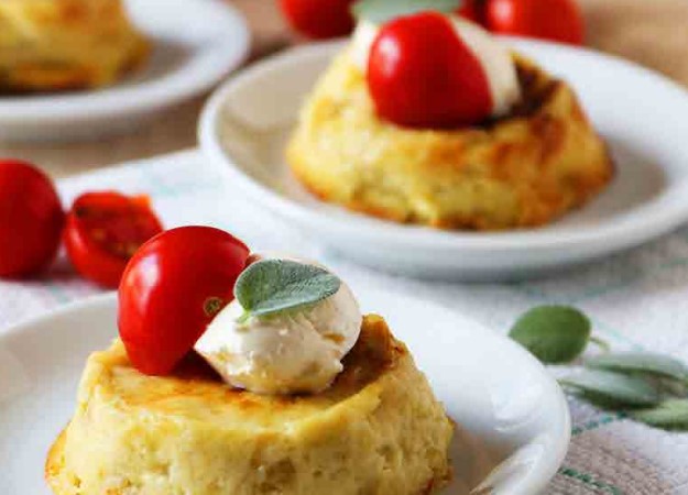 Flan di patate e porri