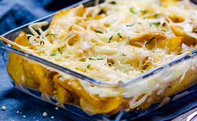 Patate al gratin con paprika dolce