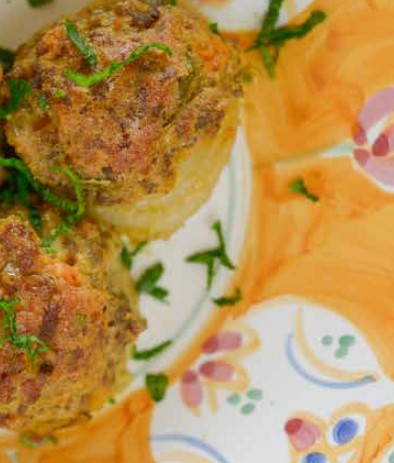 Cipolle ripiene di carne