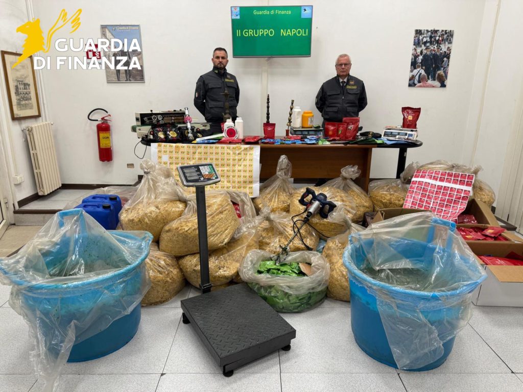 Scoperto laboratorio abusivo di melassa da narghilè