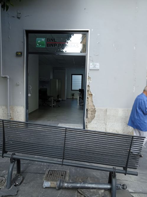 Assalto al bancomat Bnl di Nocera Inferiore, s’indaga