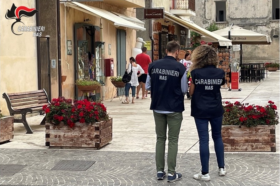 Estate Tranquilla 2025: controlli del NAS in Campania, chiuse 23 attività