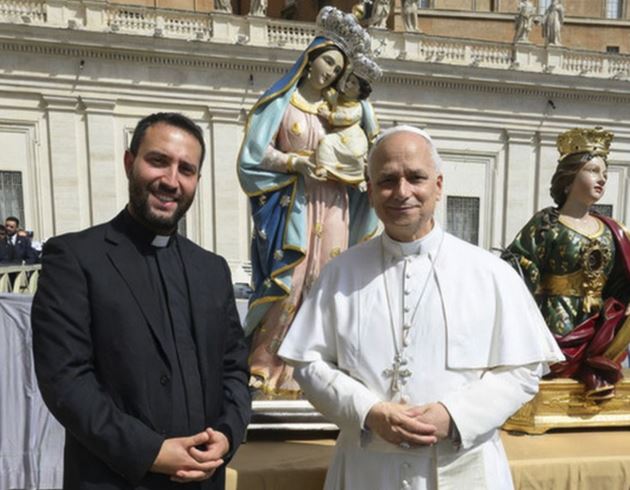 Prignano Cilento, la Madonna del Buon Consiglio benedetta da Leone XIV