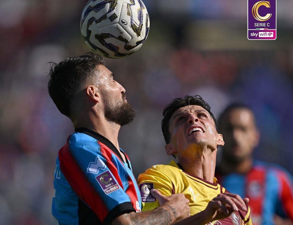 Catania-Salernitana 2-0: granata battuti al Massimino, troppe occasioni sprecate