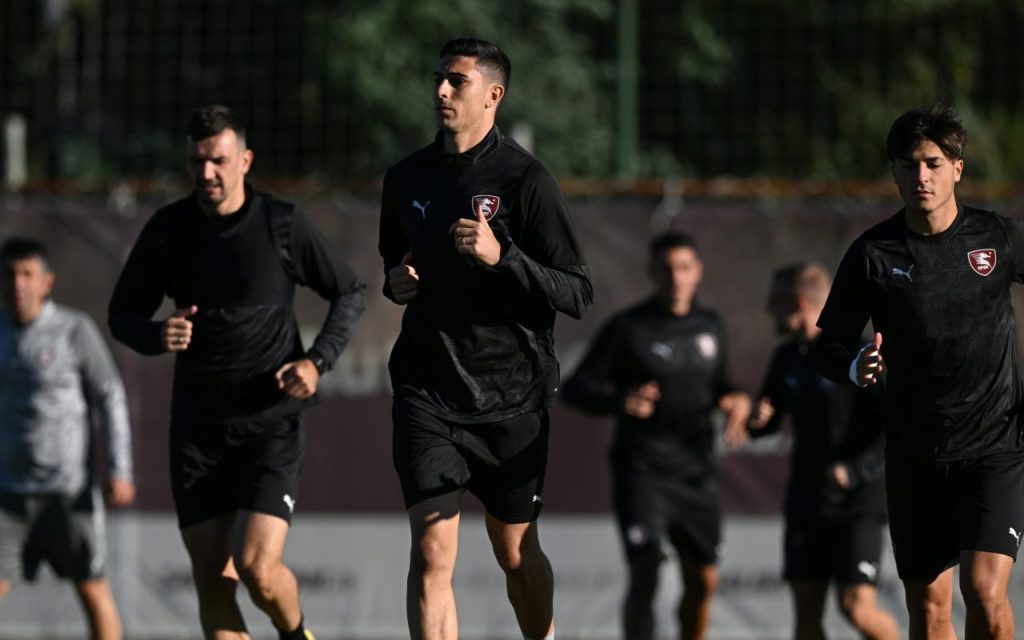 La Salernitana ha ripreso la preparazione in vista del Monopoli: in tre a parte