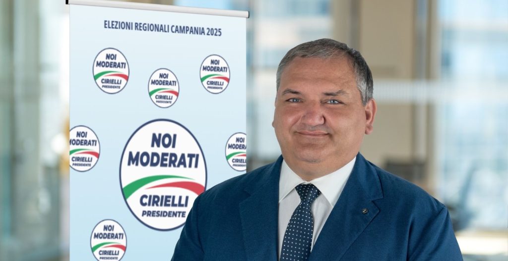 Filippo Sansone in campo con Noi Moderati