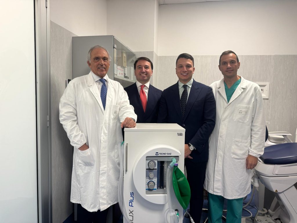 Salerno, i Giovani Imprenditori donano un dispositivo per sedazione cosciente al “Ruggi”