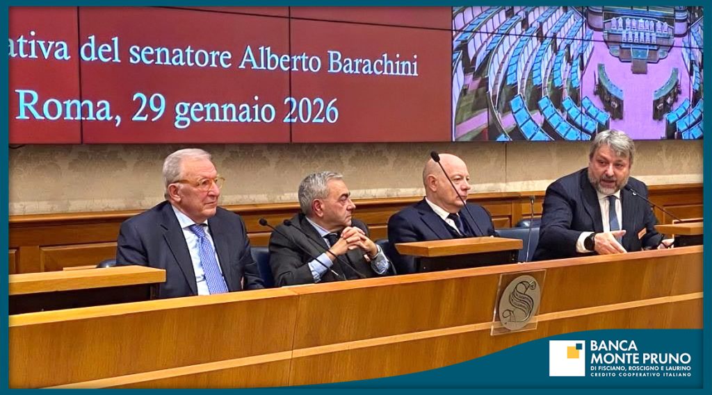 La Banca Monte Pruno al Senato della Repubblica: presenza qualificata nel dibattito sulle società di persone