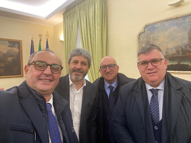 I vertici del Parco Nazionale Del Cilento, Vallo Di Diano e Alburni incontrano il presidente della regione Campania Roberto Fico