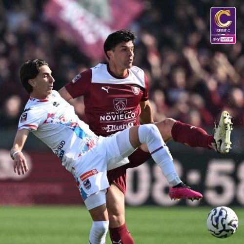 Delusione Salernitana, vetta più lontana: pari con il Catania