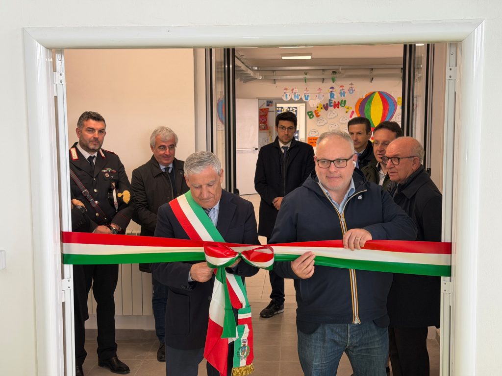 Inaugurata la nuova palestra comunale nel plesso scolastico di Aquara