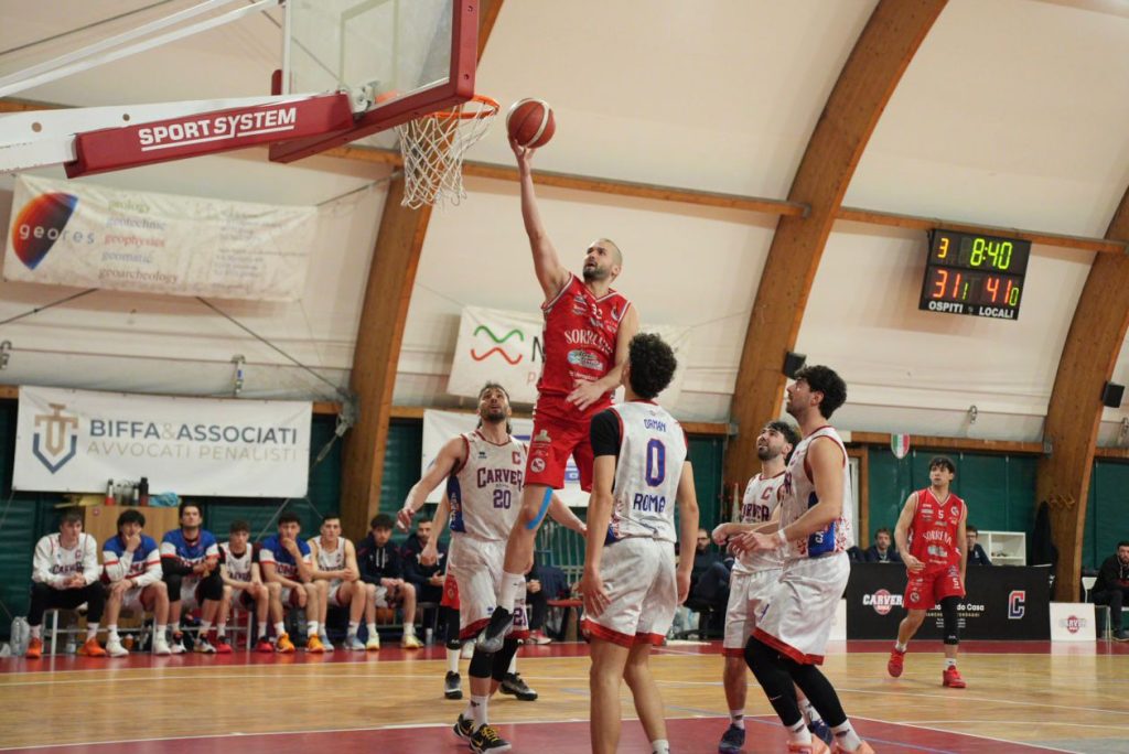 Troppo forte la capolista Carver Roma per l’Angri Pallacanestro