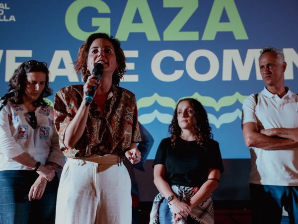 L'europarlamentare di Alleanza Verdi e Sinistra Benedetta Scuderi (credit Margherita Dametti Global Movement to Gaza delegazione italiana)